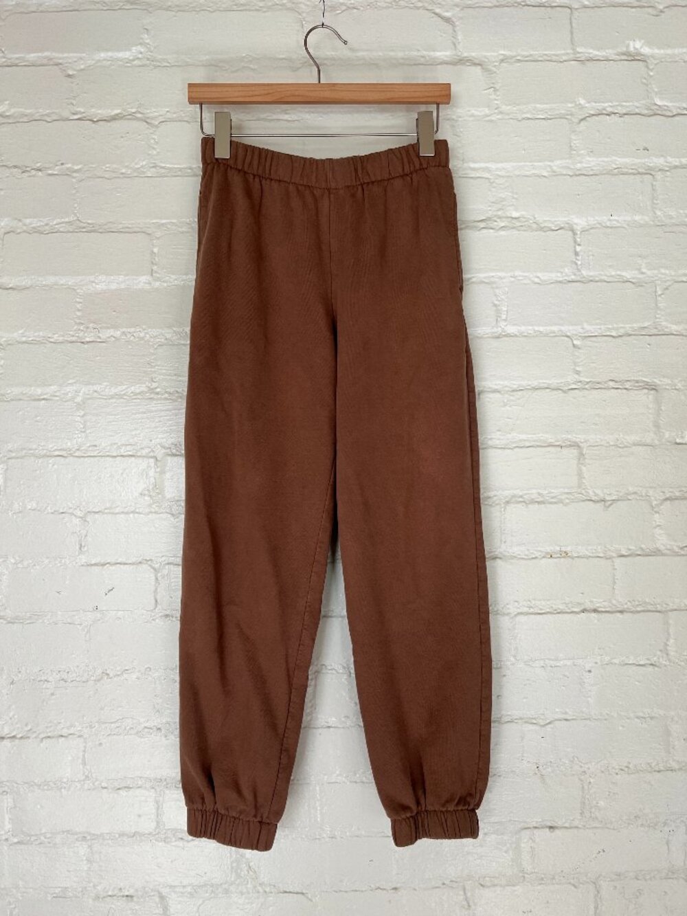 John Galt Brandy Melville Brown Sweatpants S-M Cozy Soft
